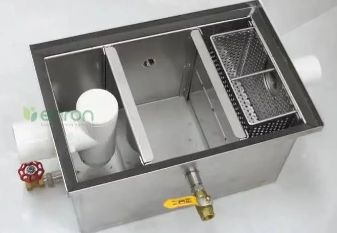 Stainless-steel commercial grease trap for supply and installation